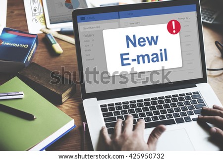 Message Inbox Notification Icon Concept Royalty-Free Stock Photo #425950732