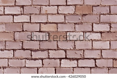 Red brick wall texture. Architectural background and texture for design.