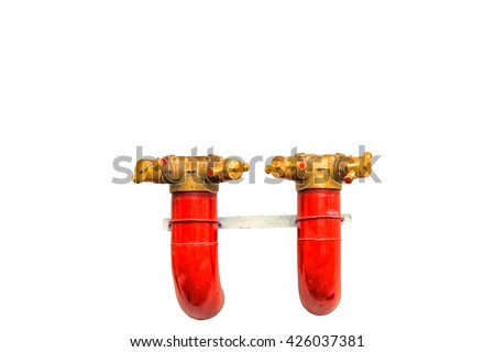 Fire hydrant , hose connection ,fire fighting equipment for fire fighter.