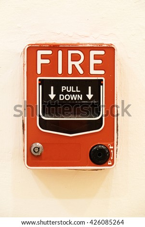 fire alarm in building