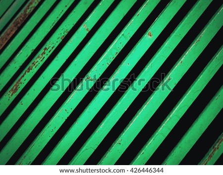 abstract background or texture green grid of strip steel