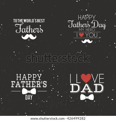 father day  labels