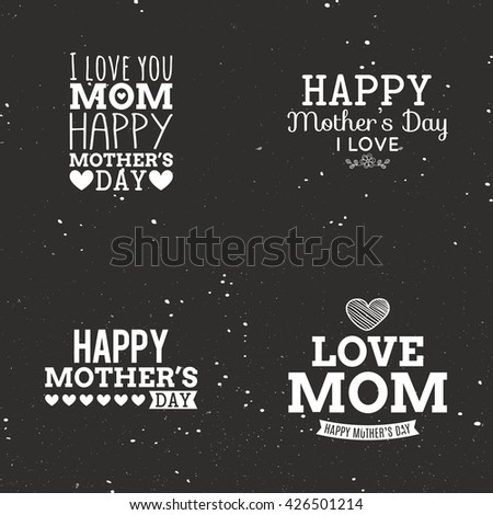 Mother Day labels