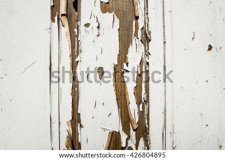 Old white wooden surface. Can be used for design, websites, interior, background, backdrop, texture creation, the use of graphic editors, illustration, to create seamless textures.