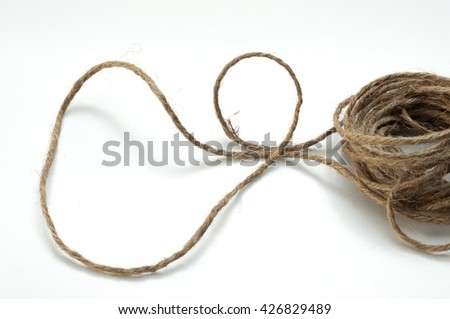 the selective focus of fiber rope. 