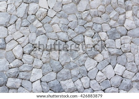 rock wall, grey stone wall for house decoration 