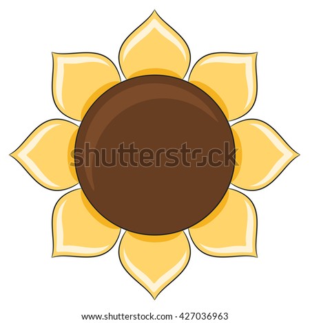 Sunflower vector