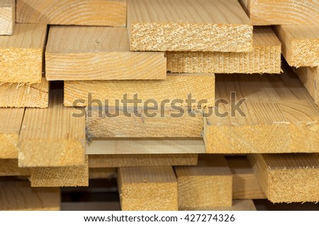 raw wooden boards - detail