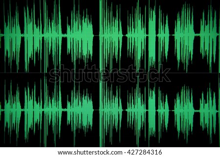 Sound waves in  computer program