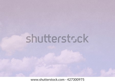 artistic fluffy cloud and sky with gradient color