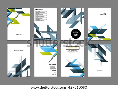 Abstract Background. Geometric Shapes and Frames for Presentation, Annual Reports, Flyers, Brochures, Leaflets, Posters, Business Cards and Document Cover Pages Design. A4 Title Sheet Template