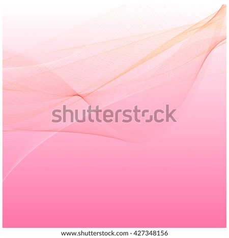 Abstract background advertising vector shiny colorful wave line pink