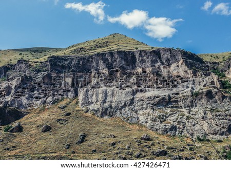 Vardzia cave monastery in Samtskhe-Javakheti region, Georgia