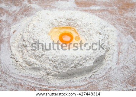 Egg Yolk and flour