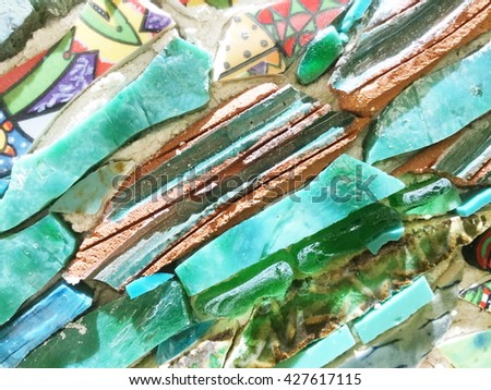 Colorful stone mosaic art background