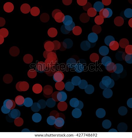Festive elegant abstract background with bokeh lights and stars Texture on black background, Tree bokeh ,red bokeh , colorful bokeh