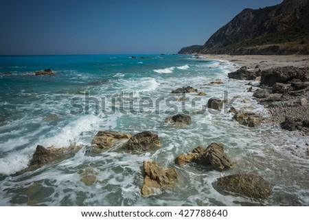 Image of Kalamitsi beach, Levkada, Ionian islands, Greece
