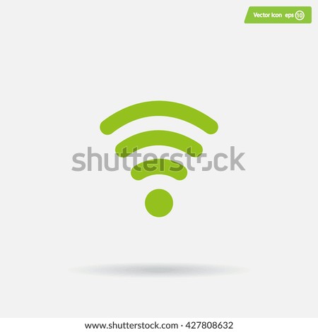 Wi-fi, web icon. vector design