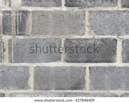 Concrete block wall texture background