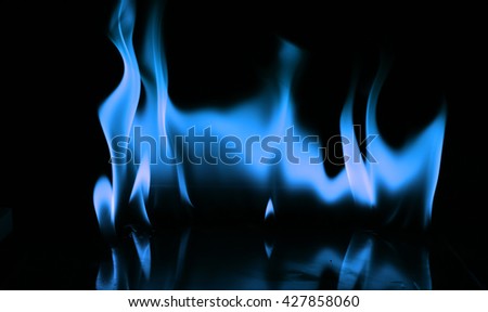 Fire flames on black background,Flames of Fire in a fireplace,fire flame,fire flame close up,