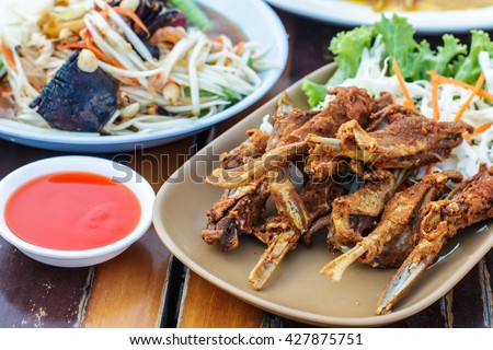 Thailand fried food platypus