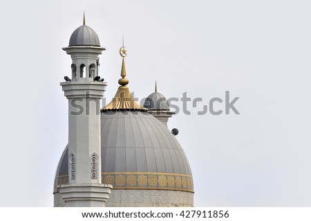 Muslim Mosque , Marang,  Terengganu, Malaysia Royalty-Free Stock Photo #427911856