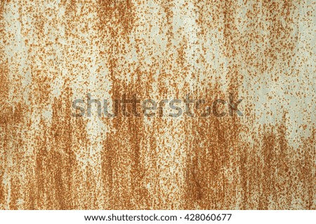 Old colored light rusty metal texture background 