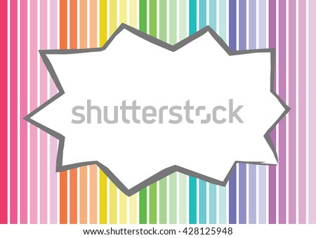 Abstract colorful rainbow with space for your text. Vector illustration