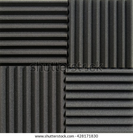 Background photo of recording studio sound dampening acoustical foam or tiles.
 Royalty-Free Stock Photo #428171830