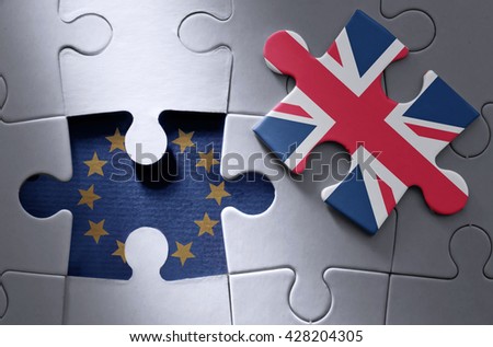 Brexit concept Royalty-Free Stock Photo #428204305
