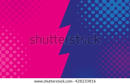 Versus backgrounds comics style design. Vector illustration Royalty-Free Stock Photo #428233816