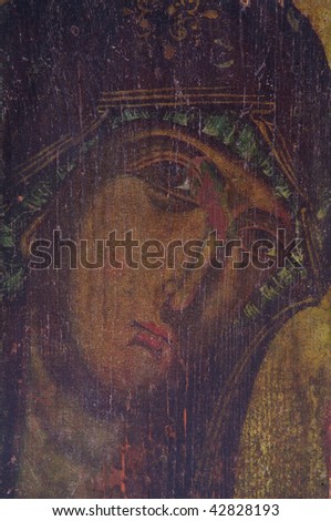 ancient  Holy Mother  orthodox church  icon
