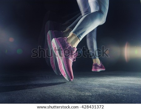 athletes foot close-up. healthy lifestyle and sport concepts.  Royalty-Free Stock Photo #428431372