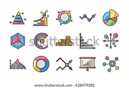 Business graphic icons set,eps10