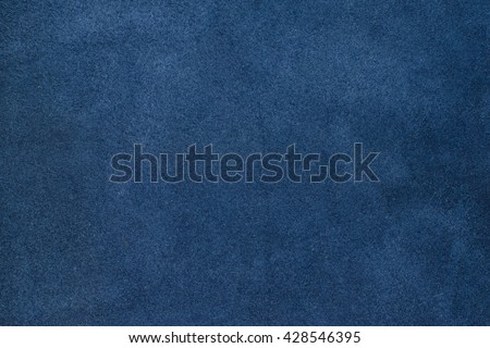 Close up blue color crumpled leather texture background