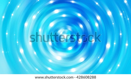 Brilliant blue circles for background.