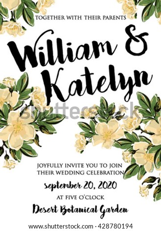 Wedding invitation, thank you card, save the date cards. Wedding set. RSVP card