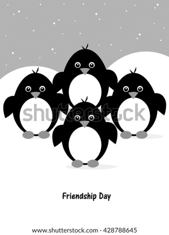 Baby Penguins - friends