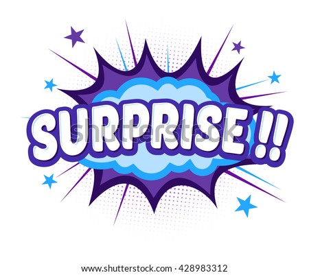 Vector stock of comic explosion, bang and boom, surprise word Royalty-Free Stock Photo #428983312
