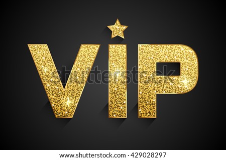 Vector VIP icon Royalty-Free Stock Photo #429028297