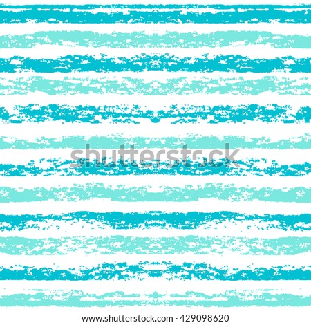 Seamless striped pattern. Hand painted with oil pastel crayons. Seamless background