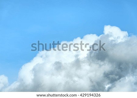 Dramatic sky clouds