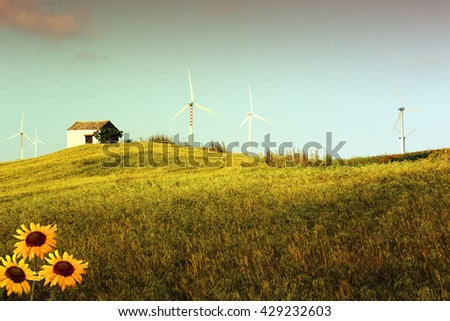 Wind turbines and renewable energy