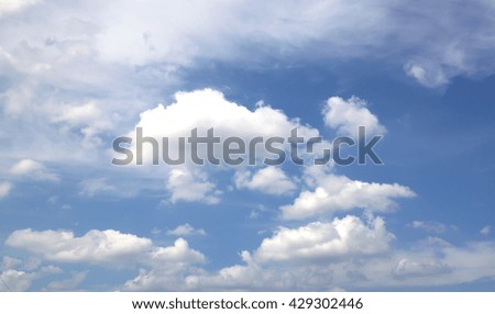 Sky white clouds background abstract nature fresh air