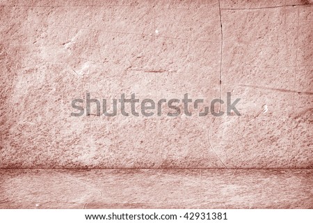 Aged cement wall