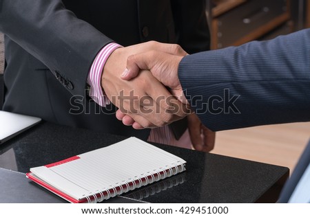 Business handshake
