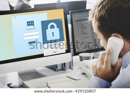 Security Register Account Apply Concept