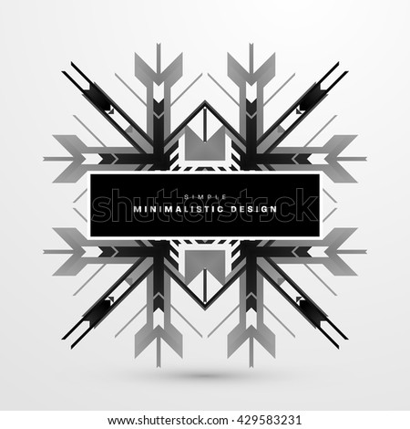 Geometric Vector Background. Abstract Pattern for Business Presentations, Application Cover and Web Site Design