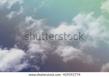 beautiful cloudy sky background photo texture Nature composition.