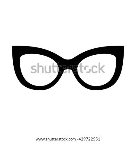 Set of various glasses. Stylish sunglasses for women, men and children. Eye glasses collection. Vector illustration eps10